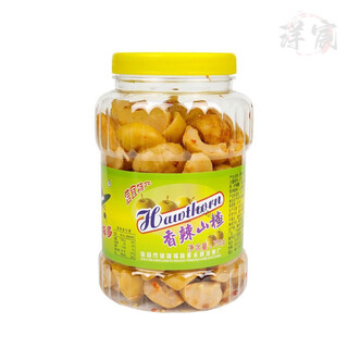 Fuweiduo guangdong xinyi specialty dried hawthorn slices dachengmei maoming fuweiduo original pickled fruit snacks spicy flavor 750g