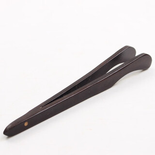 Yufan tea clip solid wood ebony rosewood chicken wing wood household cup washing clip kung fu tea cup clip non-slip tea tweezers tea accessories tea clip set ebony tea clip