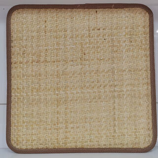 Summer cushions are cool and breathable, mesh rattan office chairs, wheelchairs, cars, cool real rattan cushions 40x40cm, rattan color, length and width 40x40cm