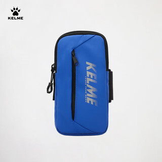 Kelme running mobile phone arm bag men's and women's sports fitness equipment arm arm storage bag arm cover blue one size