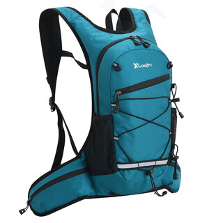 Gphf japanese cycling backpack men's lightweight waterproof small backpack water bag women's bicycle mountain climbing outdoor hiking mountaineering bag sky blue 15 liters