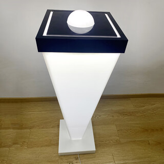 咏幻开业庆典启动仪式道具开幕发光活动手印立柱灯光亚克力手掌 倒三角启动灯柱