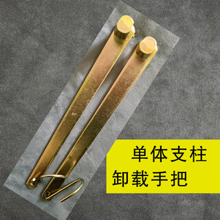 Coal mine underground single hydraulic prop unloading handle handle wrench handle three-way valve pressure relief hook mine bracket unloading handle