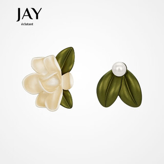 Jay gardenia earrings female niche asymmetric earrings temperament earrings as birthday gifts for girlfriends and besties