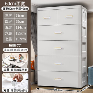 Me bedroom clothes storage cabinet drawer-type children's wardrobe bedside table baby baby clothing storage cabinet storage cabinet 60 wide snow white 5 layers