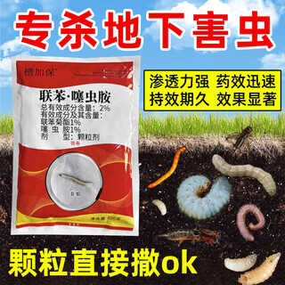 Yiqi hoe 2% diphenylthianidin broadcast type above-ground and underground pest-proof vegetable granules special insecticide 800g