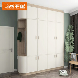 Shangpin home delivery nordic style corner wardrobe whole wardrobe customization sliding door walk-in wardrobe whole house furniture customization prepayment (non-commodity price)