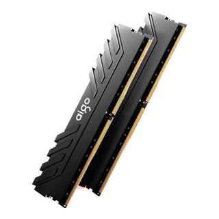 Patriot (aigo) ddr4 memory stick, desktop xmp2.0 one-click overclocking memory, original granular e-sports game cooling vest, compatible with dual-channel computer expansion memory stick, chengying 16gb set of 8g*2 3200mhz frequency c16 black