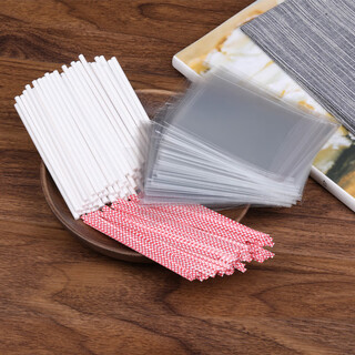 Paparotti lollipop mold packaging stick set paper stick packaging bag tie 100 pieces each
