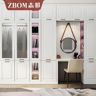 Zhibang whole house customization, fully customized bedroom wardrobe, storage cabinet, entrance cabinet, dining room sideboard, living room tv cabinet, european style furniture customization 15 whole house space customization package