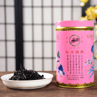 Yaoyang tea shop, hong kong yaoyang tea shop, tianjingyan zhencong narcissus 100g small can, wuyi rock tea oolong tea with full fire aroma, 100g, 1 can