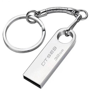 电脑u盘1g2g4g8g16g32g64g车载电脑礼品办公高速学生优盘定制 银色1GB 官方标配