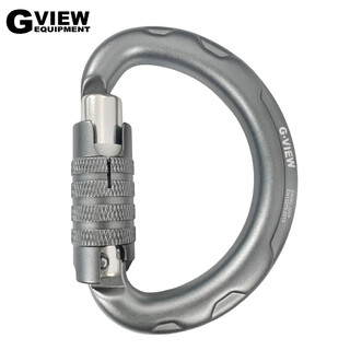 Gview qiyun c295t2 three-stage semi-circular automatic lock srt caving and canyoning safety belt special aluminum alloy lock c295t2 three-stage semi-circular automatic lock