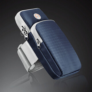 Vinoa running mobile phone arm bag for men and women arm bag equipment sports arm cover apple oppo fitness wrist bag universal ll7 rose red large size