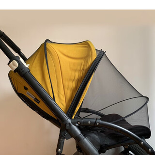 Suitable for bugaboo quintas cybex baby stroller mosquito net full-cover encryption anti-mosquito bugabu bee6 black stroller mosquito net soft encryption full-cover