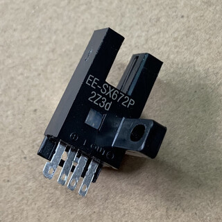 U槽型光电开关限位感应器EE-SX670/671R/672P/673/674A/75传感器 EE-SX672P PNP型控制正极 感应时灭指示 材料升级