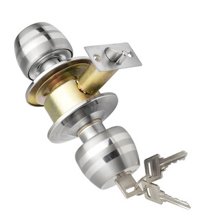 Hotun ball lock indoor door lock round lock old wooden door ball lock 5831 medium ball double lock body