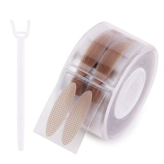 Uplus roll/plain skin double eyelid stickers, eye patch, breathable invisible olive, various options, roll flesh color wide type, 600 stickers