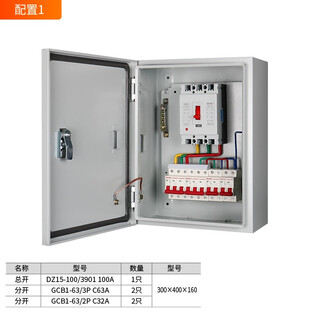 G cdqcn assembled distribution box low-voltage complete distribution box factory household surface-mounted three-phase four-wire meter box 380v configuration 1