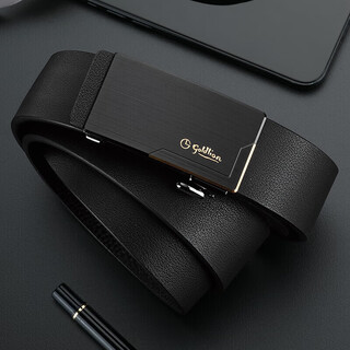 Goldlion belt men's automatic buckle belt gift box business fashion inner buckle belt new year's gift