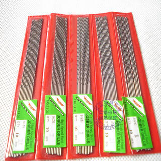 Oimglzjv eagle brand extended drill high-speed steel air hole needle special long twist small drill tip through hole needle 0.4-2.0*100 0.4*100 (10 pieces)