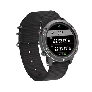 Songlu domestic gps beidou outdoor sports watch mountaineering altitude air pressure triathlon swimming running pace cycling waterproof g5 black black nylon