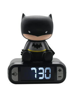 Lexibook batman children's digital alarm clock night light snooze function luminous shape quartz movement bedroom bedside