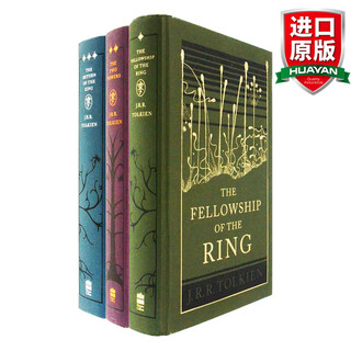 The lord of the rings english original novel the lord of the rings 3 volumes gold/silver/copper foil cover hardcover edition the lord of the rings trilogy j. r. r. tolkien english version imported english original books