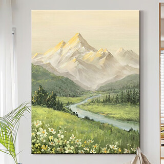 Zhenxi digital oil painting diy handmade birthday gift rizhao jinshan decorative painting landscape coloring oil painting hand-painted coloring painting rizhao jinshan digital oil painting 30*40cm
