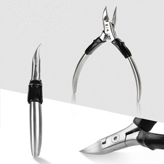 张小泉 不锈钢家用修甲工具甲沟钳 嵌甲钳 指甲钳 修脚刀指甲刀 鹰嘴钳尖头H41030100