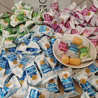 Xu fuji milk thick ball candy multi-flavored candy new year's goods wedding candy snacks food wedding snacks candy snacks randomly mixed 500g* bulk