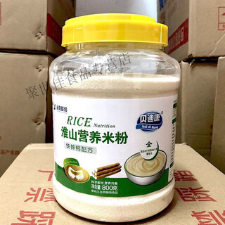 Beidikang iron zinc calcium huaishan nutritional whole rice noodles baby rice powder supplementary food rice porridge 800g iron zinc calcium flakes