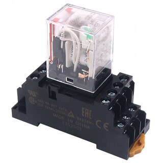 Brand new omron 24vdc ac220v my4nj electromagnetic intermediate relay with pyfz-14-e original base (set) dc24v