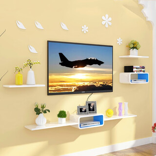 City password wall cabinet tv set-top box rack living room background wall decoration rack bedroom wall wall-mounted tv cabinet partition c190-package k