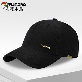 Woodpecker hat men's baseball cap four seasons fashion trend big head cap versatile women's hat casual outdoor sports 61-65cm extra large black