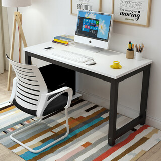 Writing desk for adults, computer desktop table length 70/80/90/100/110/120/130 writing desk, simple home desk, can be customized for study (this customization does not support returns and exchanges) supports customization of any size and can have threading holes