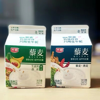 光明藜麦牛奶香蕉牛油果燕麦牛奶饮品早餐奶280克谷物牛奶 藜麦燕麦8盒