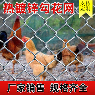 Shiyan galvanized wire mesh chain link fence fence cattle and sheep protection breeding wire mesh chicken dog orchard isolation fence hot-dip 1.8 meters high 5 cm hole 2.5 thick 10 meters long