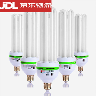 4u high-power 85w workshop high-brightness 105w construction site e27e40 screw three-primary color electronic energy-saving lamp 6u8u medium 4u-85w white light e40 others