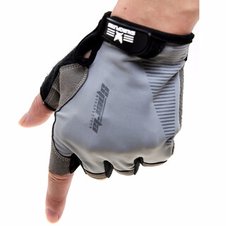 Outdoor sports protective gloves sperla non-slip gloves exposed 5-finger quick-drying men's and women's training fishing half-finger gloves black and gray gloves one size