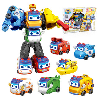 Big taylor variety school bus children's transformation toy fitted robot figure firefighter goethe 3-6 years old boy birthday gift