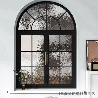 Yaotian custom window partitions wrought iron glass old-fashioned steel windows arched old bungalow doors and windows casement windows curved windows main picture