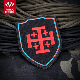 Maxgear crusader patch, outdoor military personalized armband, velcro patch, backpack patch, identification patch, crusader patch