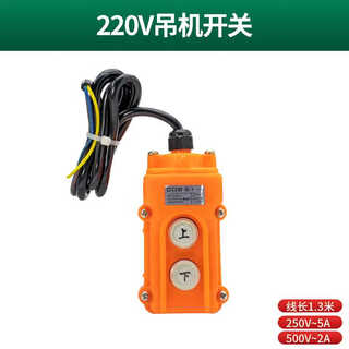 Rainproof cob-61 up and down button switch lift button waterproof control handle crane control switch crane switch cob-61 with cable