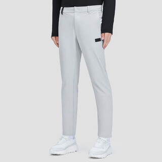 Descente dualis series men's casual woven sports trousers, sports pants and sweatpants lg-light gray xl _(180/88a)