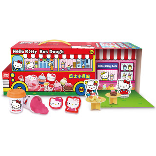 凯蒂猫（HelloKitty）巴士彩泥橡皮泥DIY创作 8色 KT-8631