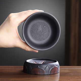 Shangyanfang purple pottery tea leaking tea filter tea filter tea partition filter purple clay tea set accessories purple pottery jade rabbit filter group (2000 holes)