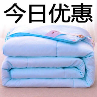 Silk quilt 100 mulberry silk winter quilt spring and autumn quilt core air conditioned quilt winter quilt student quilt new style - blue 200*230 spring and autumn quilt 6jin jin is equal to 0.5 kg