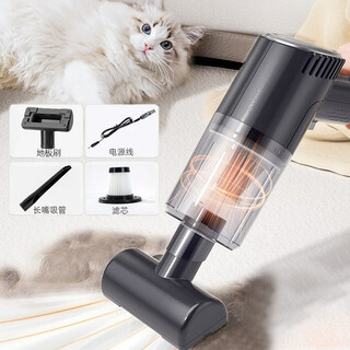 Hippie dog (hipidog) multi-functional electric hair cleaner for pets, sticky bed, brush and hair vacuum cleaner for home use, black short handle hair cleaner, basic version, universal