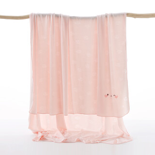 Garden city baby blanket summer thin lenzing modal panda jacquard baby ice silk blanket newborn bag single summer cool quilt pink 110*160